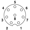 SACC-M12FS-8CON-PG 9-SH