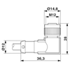 SAC-4P- 1,5-PUR/M12FR-3L