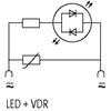 3124248 | LBS-LED JAUNE+VDR 24 VAC/DC