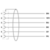 SAC-6P-10,0-PUR/M 8FS SH